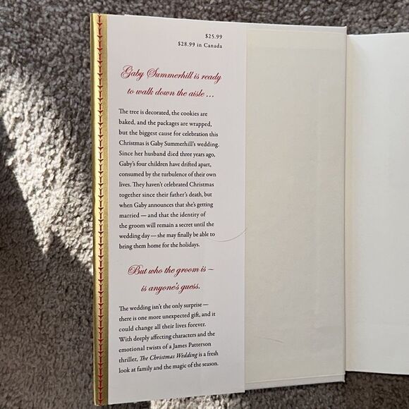 “The Christmas Wedding” a hardback novel by James Patterson and Richard DiLallo - Picture 2 of 4